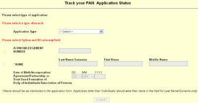 Pan Card Status in online Pan Card Status in online