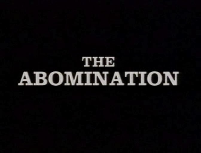 Film Plop: 23/11/13 The Abomination (1986)