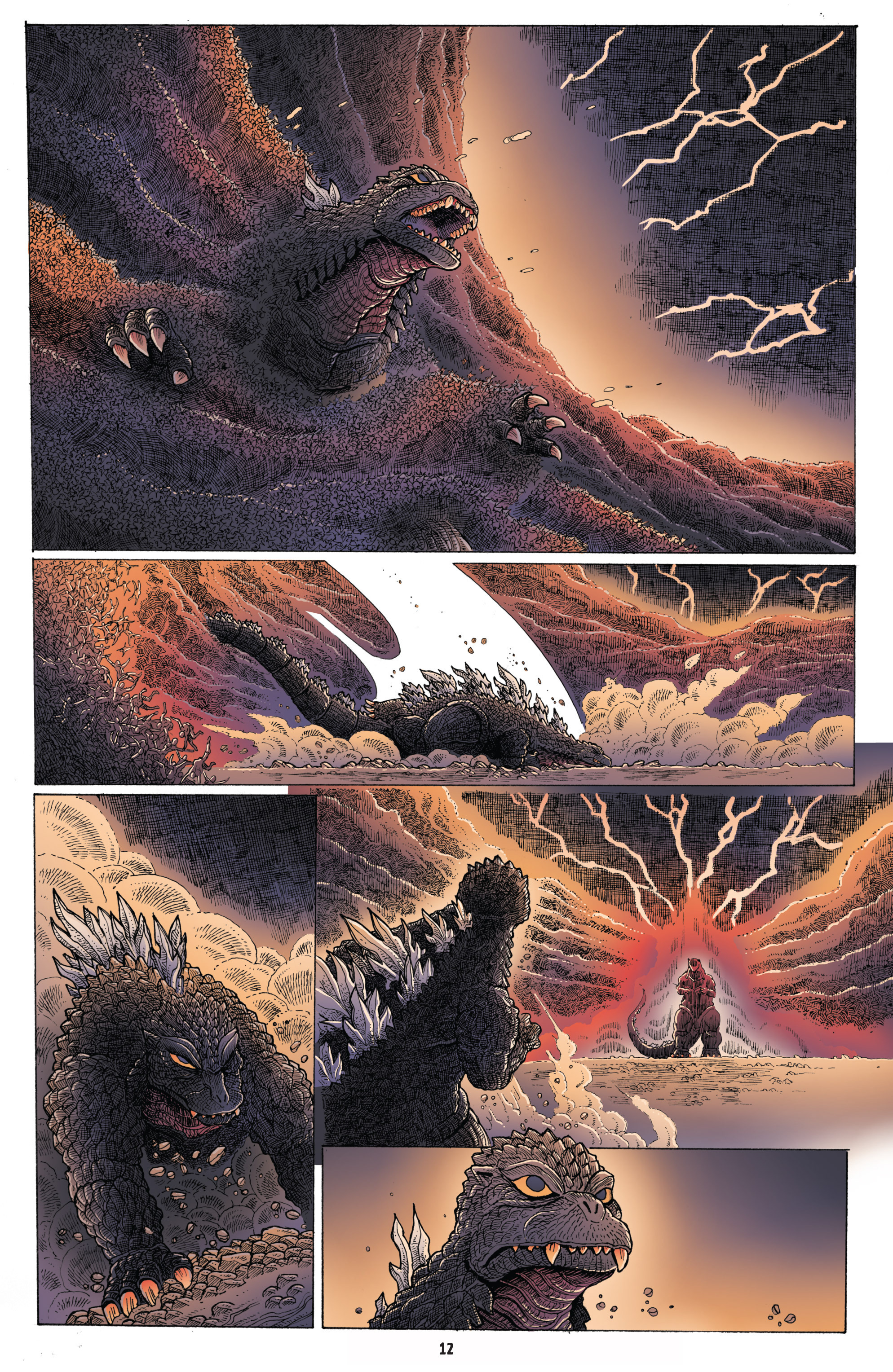 Read online Godzilla in Hell (2015) comic -  Issue #1 - 12