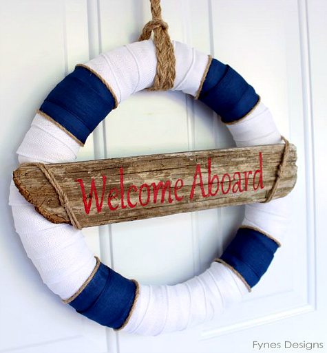 Nautical Welcome Wreath