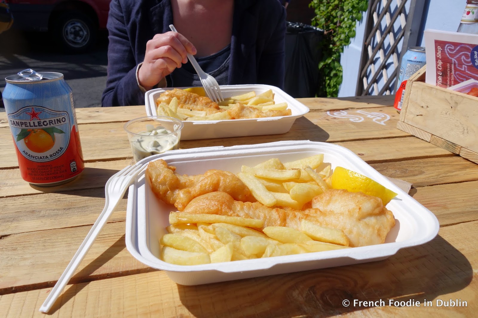Not Your Usual Fish and Chips Fish Shop in Blackrock Market French