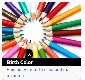 What does your birth colour say about you?
