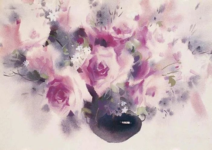 Liu Yi 1958 | Chinese Figurative Watercolour painter | The Ballet dancer