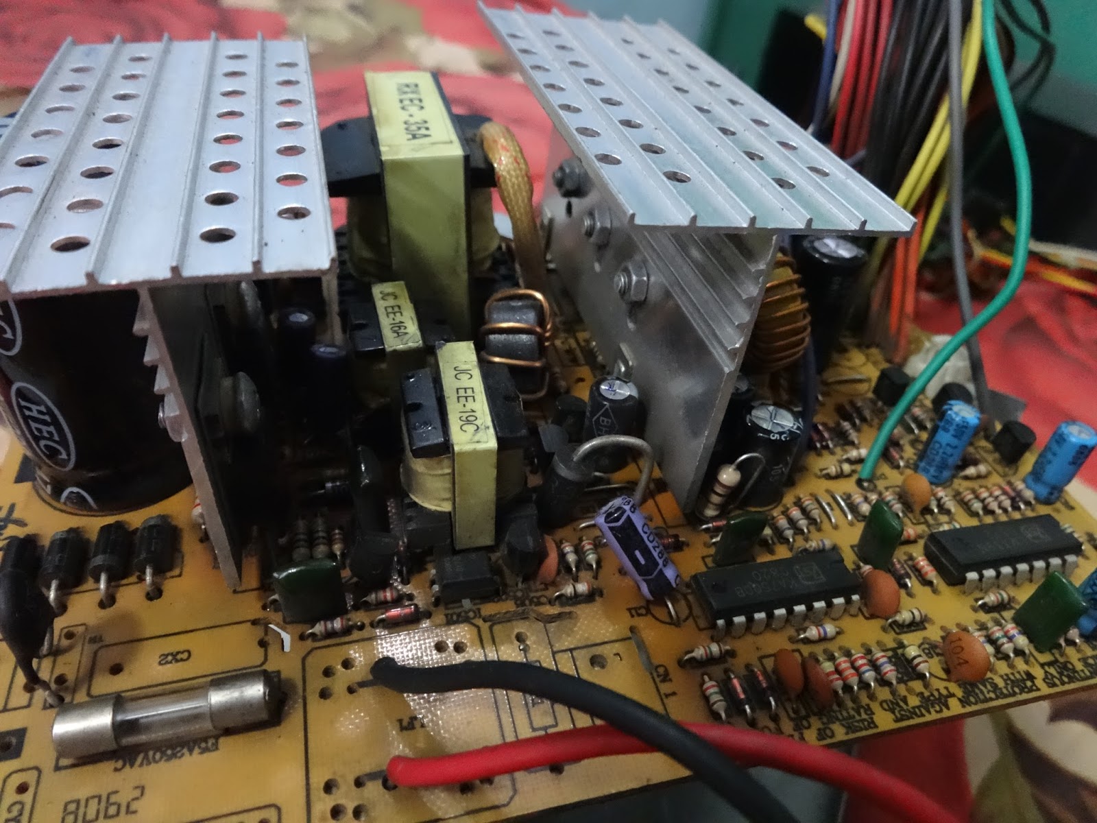 PSU (Power Supply Unit) Circuit Board Diagram and Repair Guide