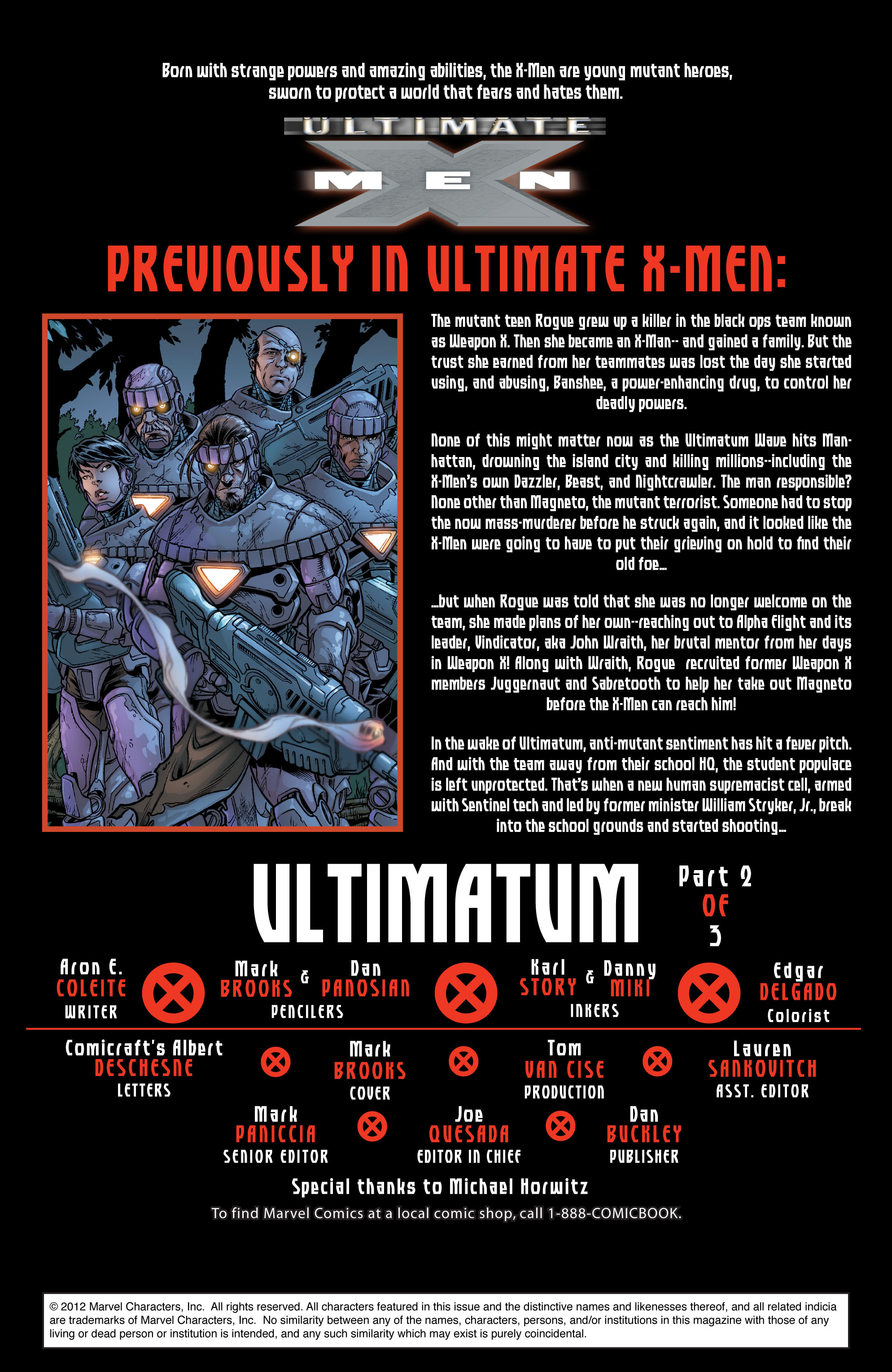 Read online Ultimate X-Men comic -  Issue #99 - 2