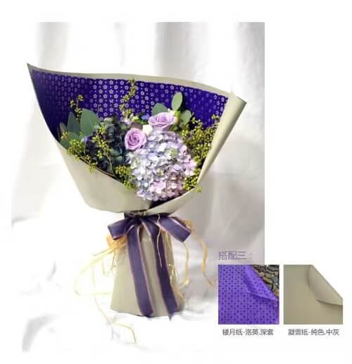 Kertas Buket Bunga / Flower Bouquet Wrapping Paper (Seri Kertas Buket Bunga / Flower Bouquet Wrapping Paper (Seri