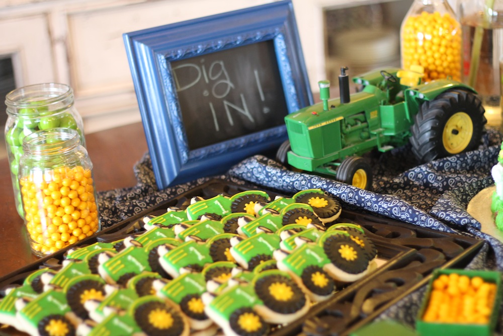 Married In May Designs {Featured Party} Tractor Chic 1st Birthday Party