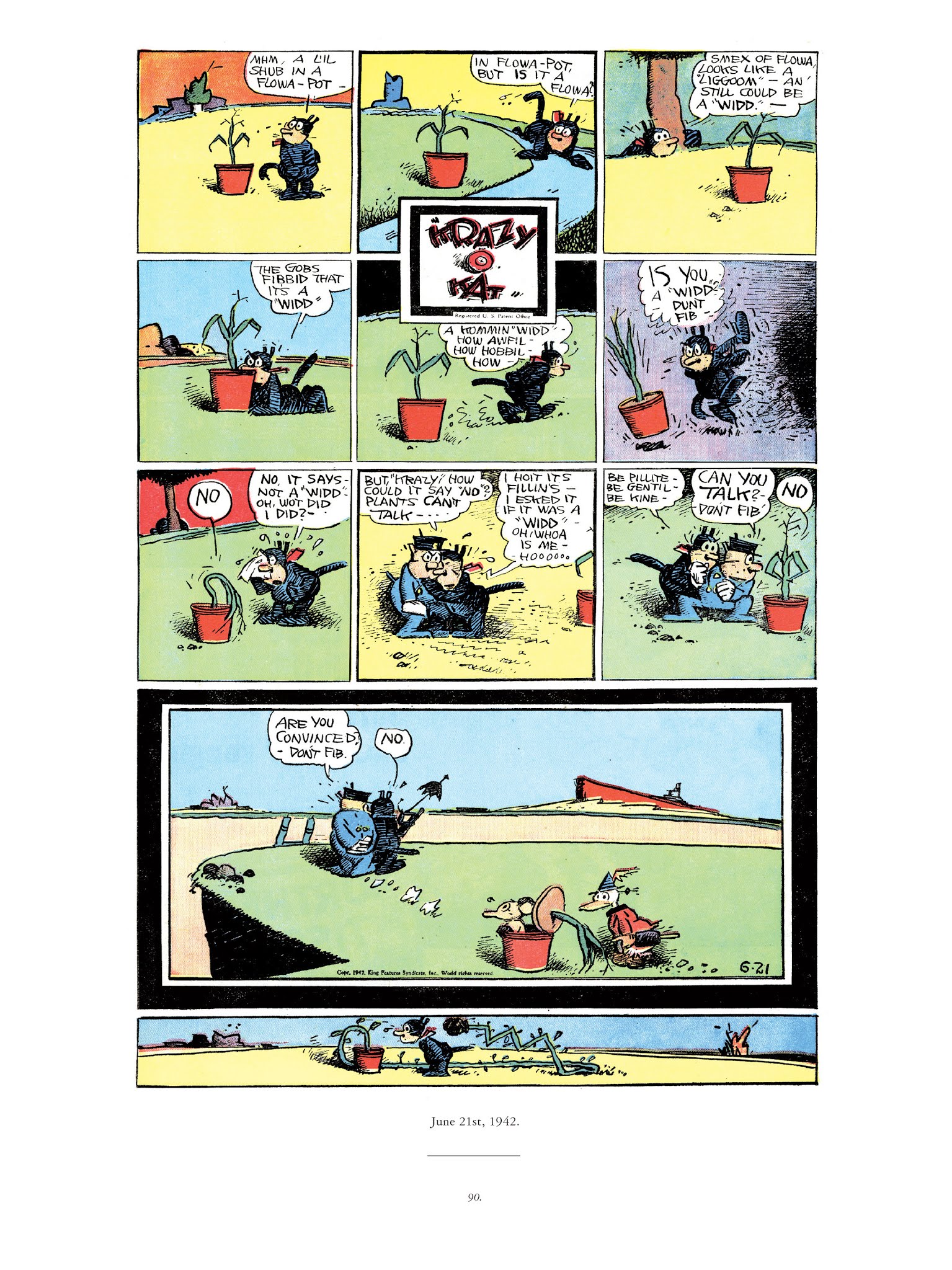 Read online Krazy & Ignatz comic -  Issue # TPB 12 - 89