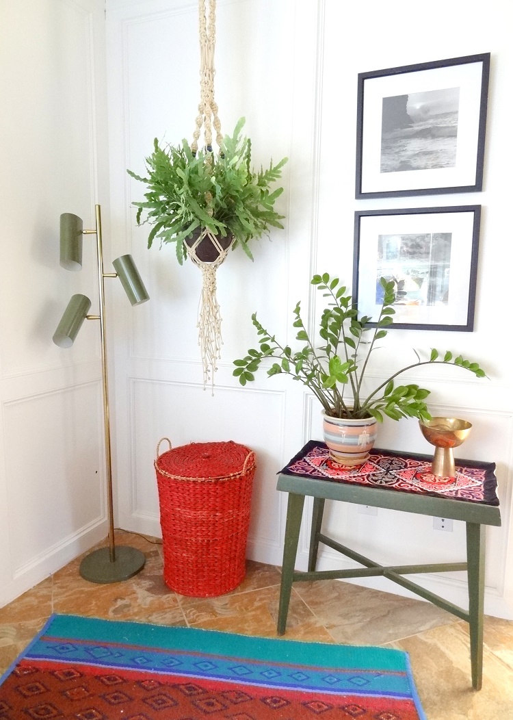 awkward space turned indoor jungle