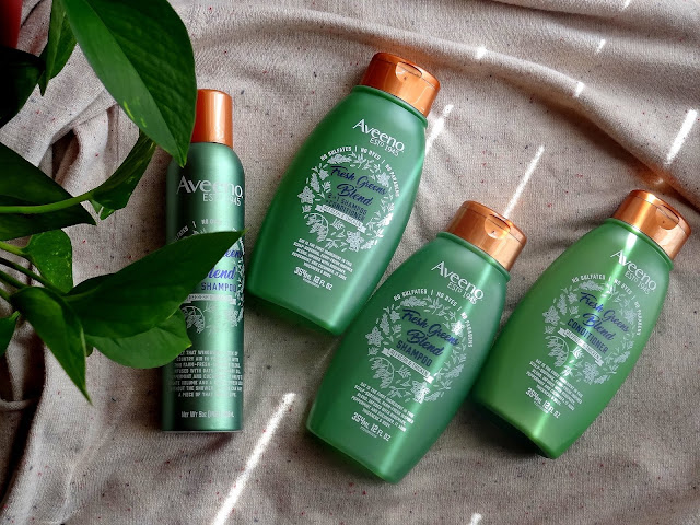 Aveeno Fresh Greens Blend Haircare Collection