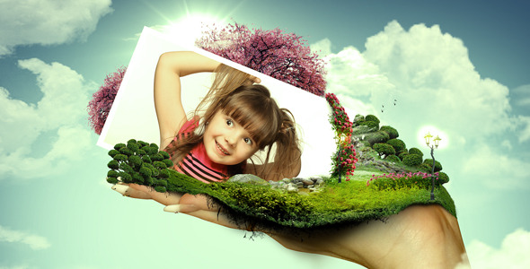 VideoHive World On Hands