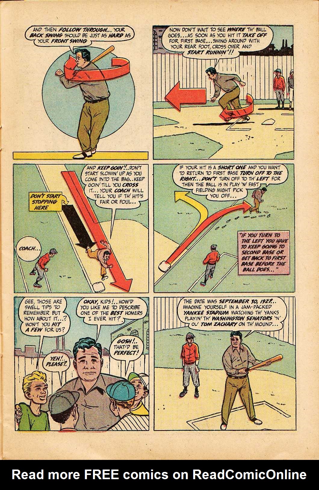 Read online Babe Ruth Sports Comics comic -  Issue #2 - 14