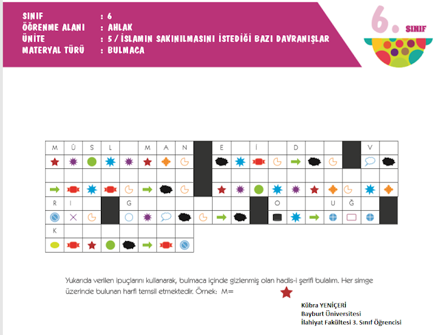 Ve Ahlak Bilgisi 6 Sinif 5 Unite Ppt Indir