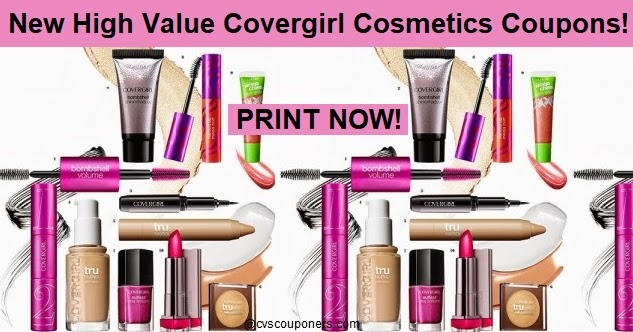 Covergirl Coupons 3 New High Value Covergirl Cosmetics Coupons Covergirl Coupons 3 New High Value Covergirl Cosmetics Coupons