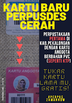 Kartu Anggota Perpustakaan Pertama Berbahan PVC (Seperti KTP) di Kabupaten Pekalongan / The First Library Card Members Made of PVC in Pekalongan Regency Kartu Anggota Perpustakaan Pertama Berbahan PVC (Seperti KTP) di Kabupaten Pekalongan / The First Library Card Members Made of PVC in Pekalongan Regency