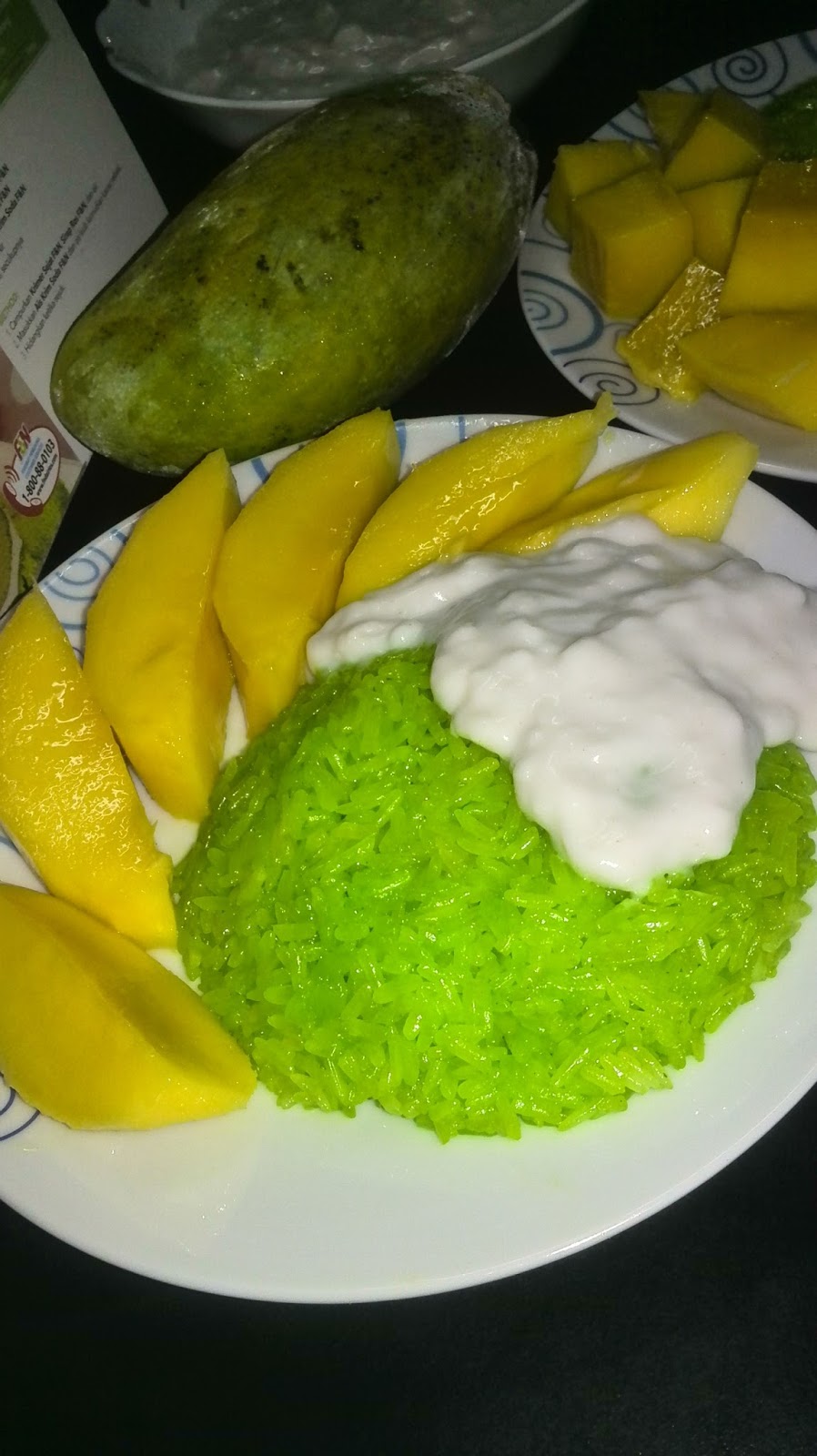 Namakucella Pulut Mangga Hijau Kuning
