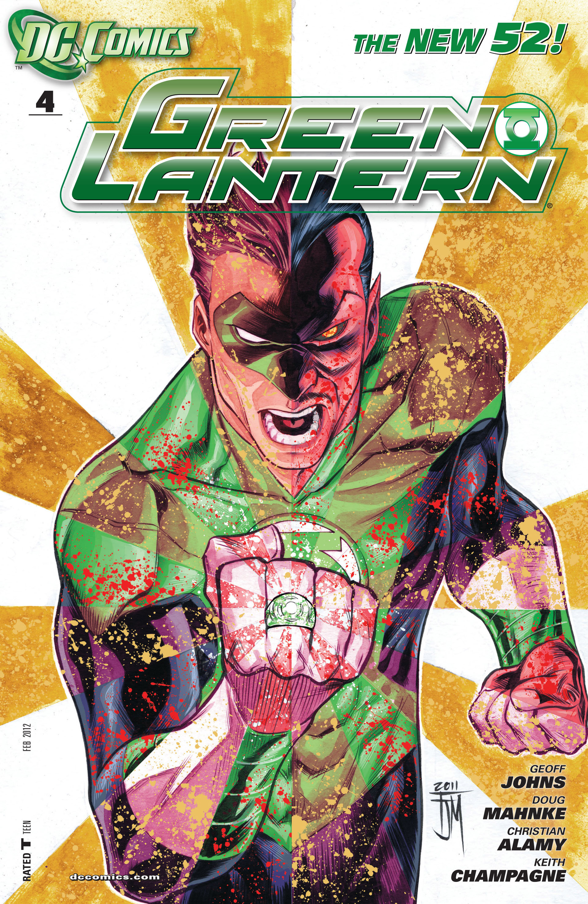 Read online Green Lantern (2011) comic -  Issue #4 - 2