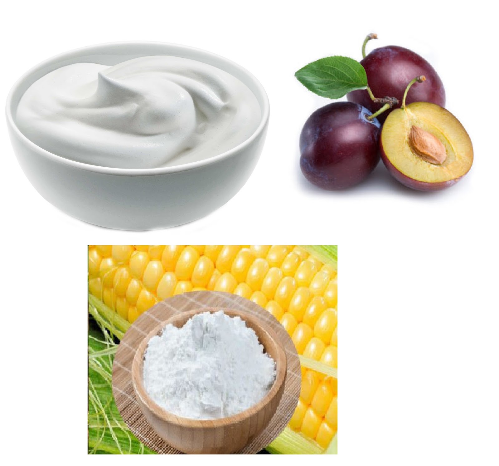 Glamour World A Makeup & Beauty Blog Yogurt Corn flour Face Mask for