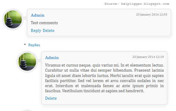 Add a Cool Style to Blogger Threaded/Nested Comments