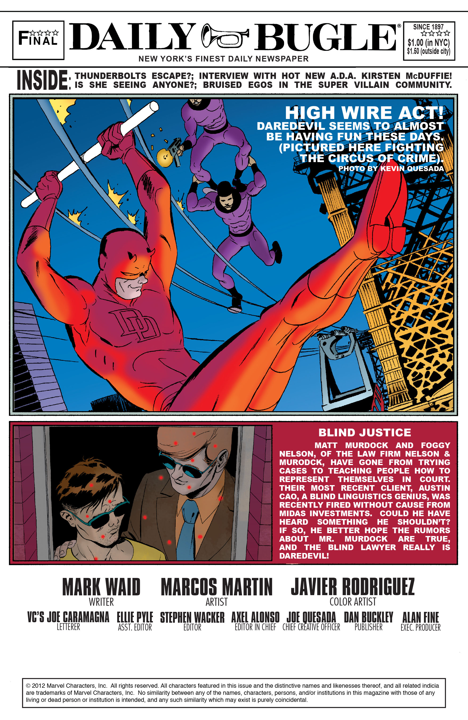 Read online Daredevil (2011) comic -  Issue #5 - 2