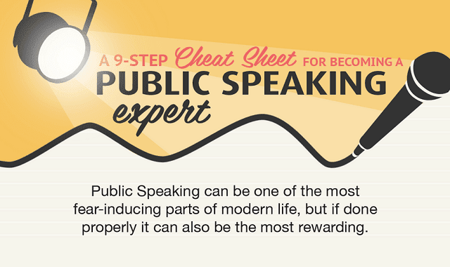 Image: A 9 Step Cheatsheet for Becoming a Public Speaking Expert
