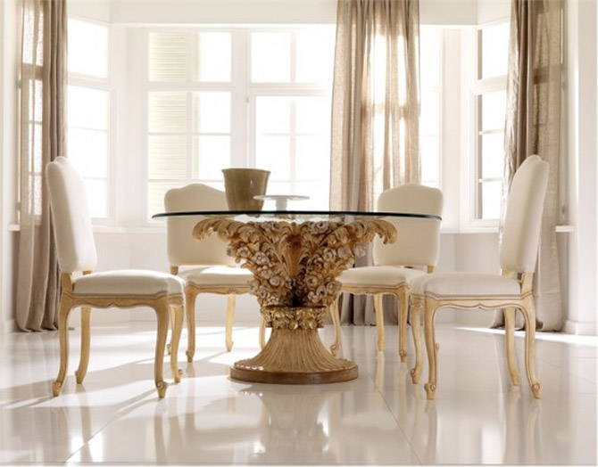 Round Glass Dining Room Tables