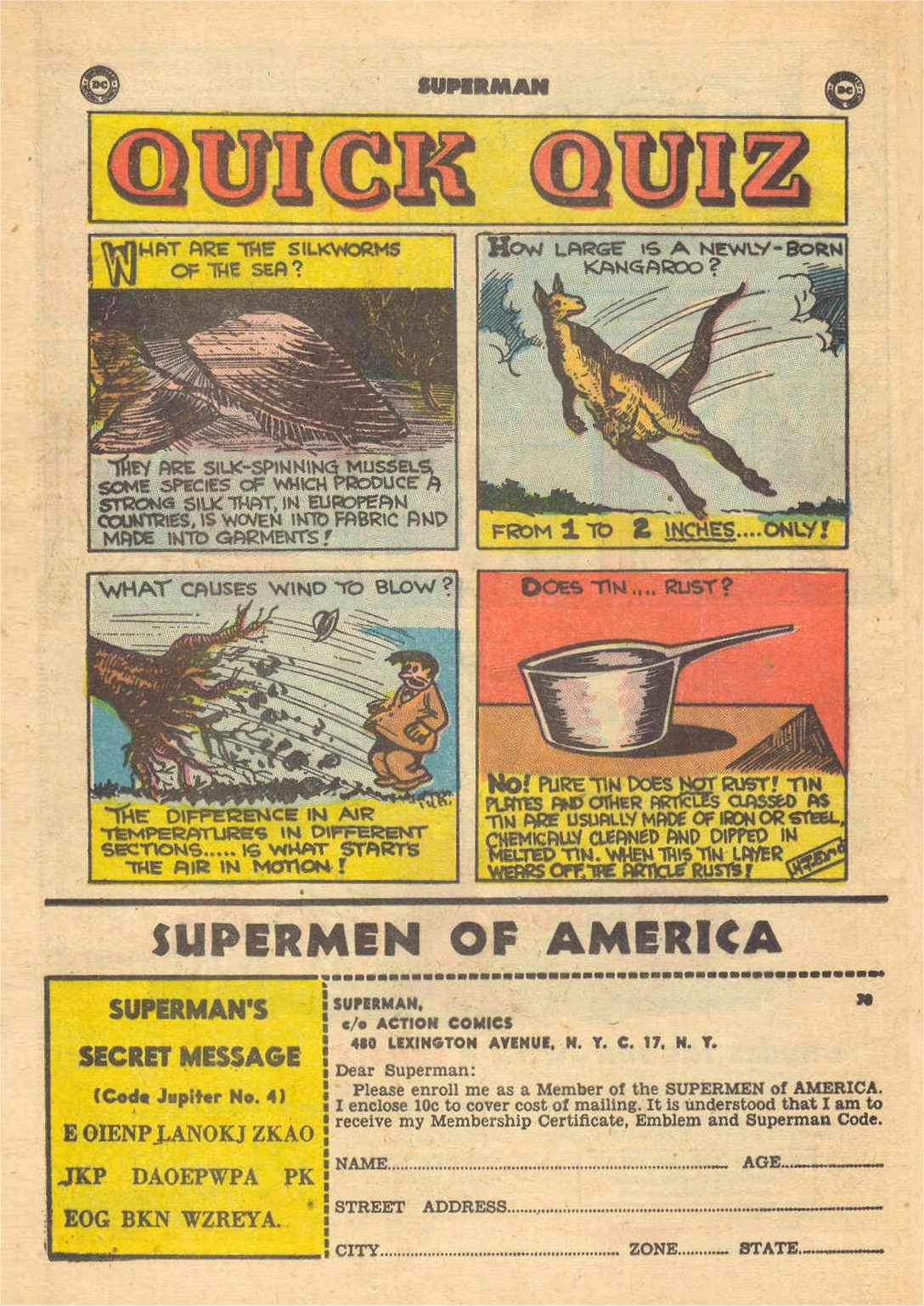 Read online Superman (1939) comic -  Issue #70 - 35