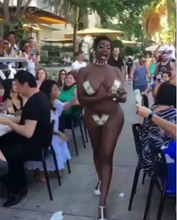 Viral video of black woman dancing naked in public to Sia's 'Cheap Thrills' 