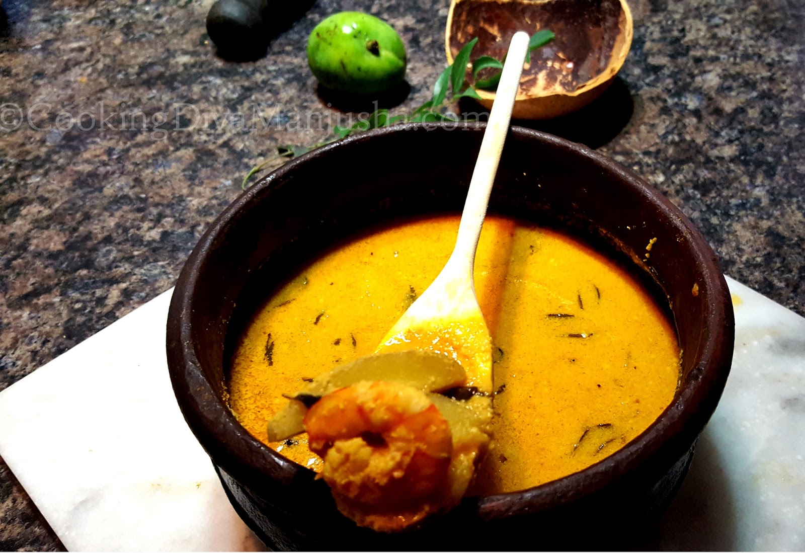 Kerala shrimp curry (Alleppey style)