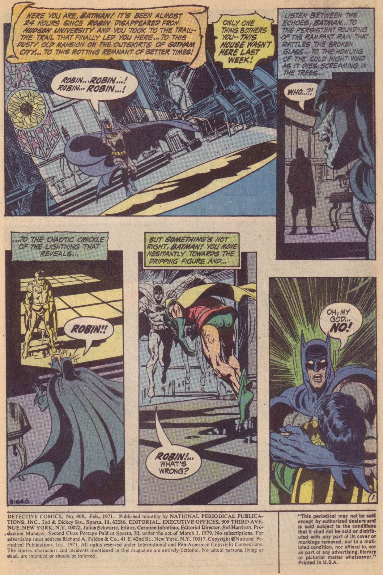 Detective Comics (1937) issue 408 - Page 3