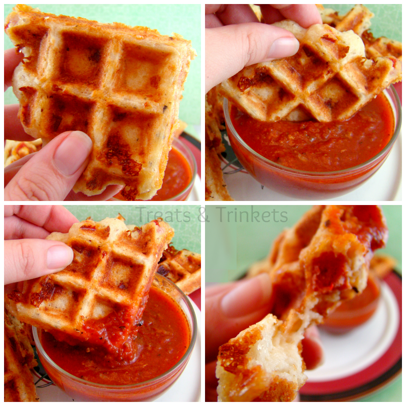 Treats & Trinkets Pepperoni Pizza Waffles