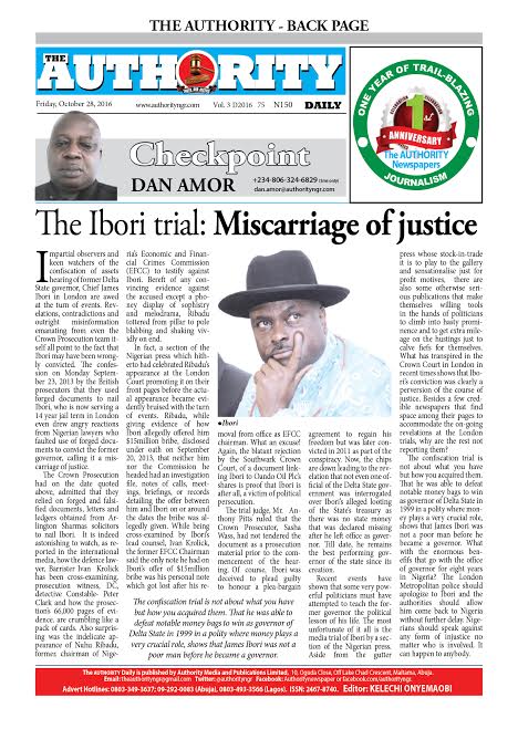 9 The Authority Newspapers Today October 28th, 2016
