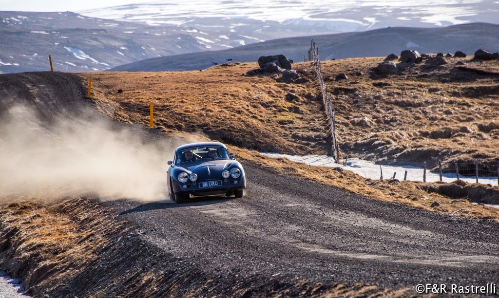 Porsche 356A in Iceland rally