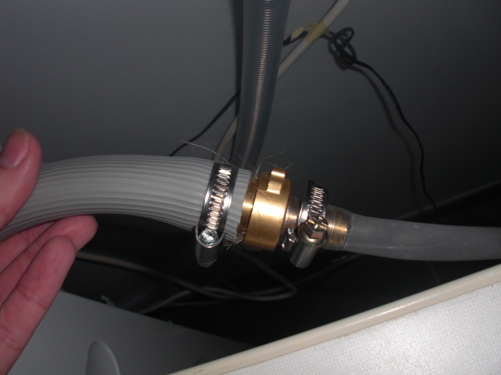 heim-elich: Anschluss Waschmaschine und Trockner gemeinsam