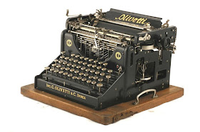 The first Olivetti typewriter, the M1, which Camillo designed himself for production at the Ivrea factory