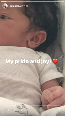 Runtown's babymama, Selena shares new photo with their son, Zamar
