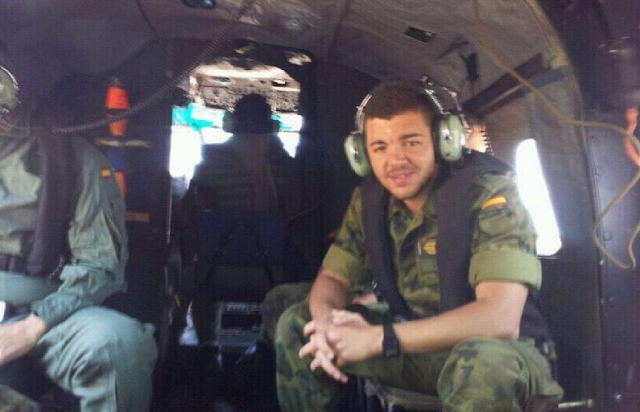 Jhonander Ojeda, Un militar  canario y dos accidentes de helicóptero