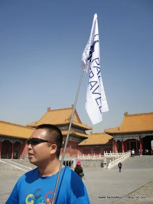 tour guide Mark at Forbidden City in Beijing, China