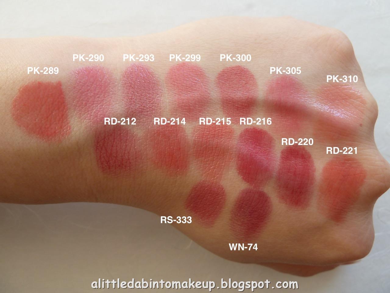 Of Toys And Co Coffret D Or Premium Stay Rouge Comparison Swatches