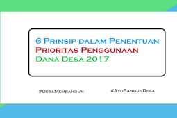 6 Prinsip dalam Penentuan Prioritas Penggunaan Dana Desa