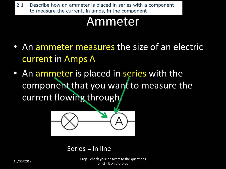 How Is Electric Current Measured
