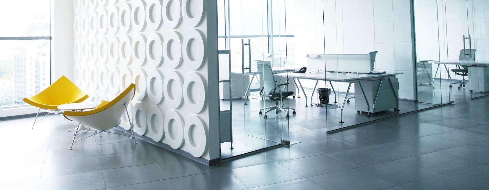 Glass walls for office