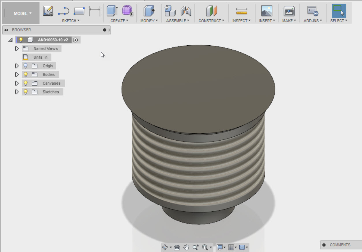 The port tool, as a solid.