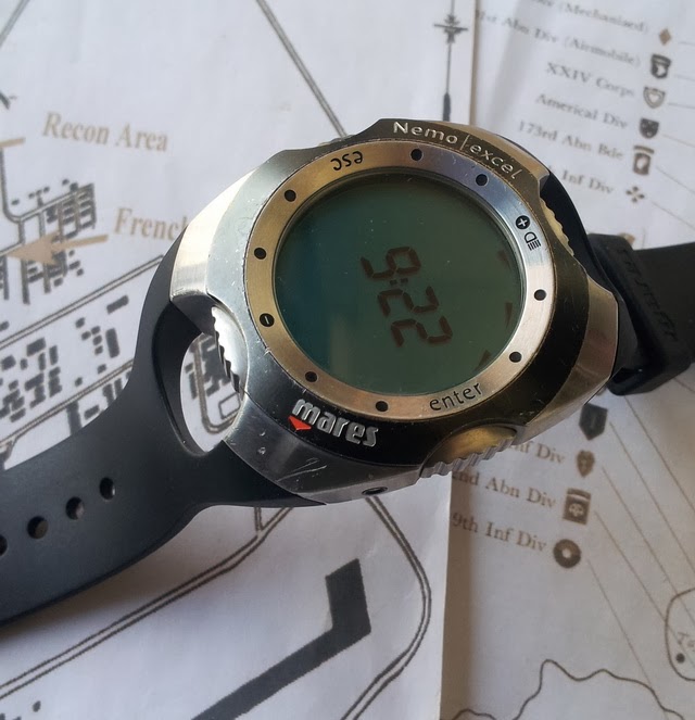 militarywatch: SOLD : NEMO MARES EXCEL DIVE WATCH