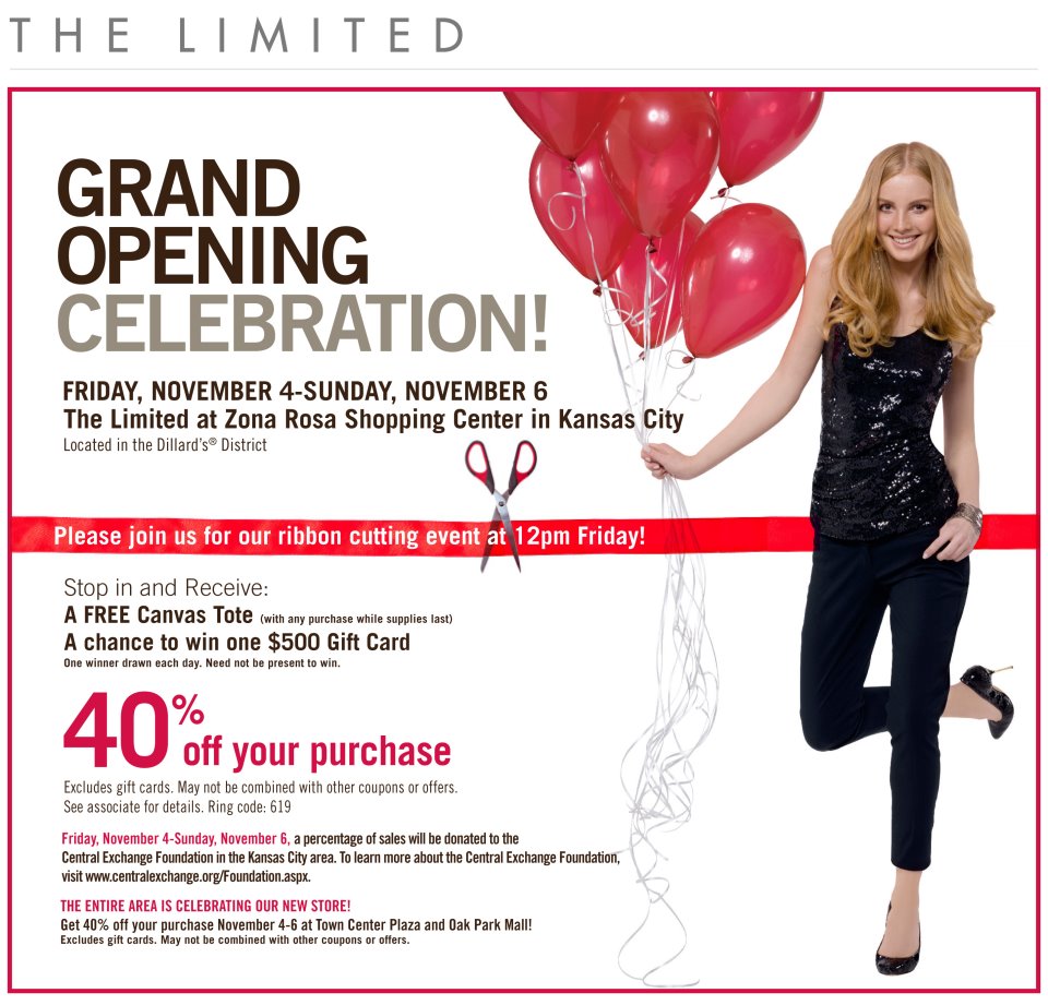 Zona Rosa The Limited opens at Zona Rosa
