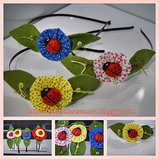 Ateliê Cintia Moutta Tiaras de Feltro com Biscuit