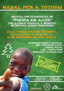 NUEVO RECITAL DE POESÍA EL 21-12-2011 EN EL ATENEO DE BARCELONA EN AYUDA A SOMALIA