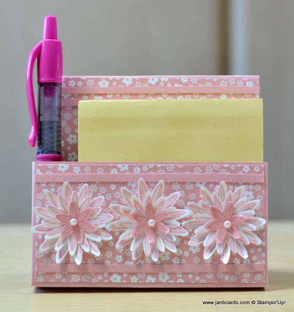 Freestanding PostIt Note Holder Video JanB Cards