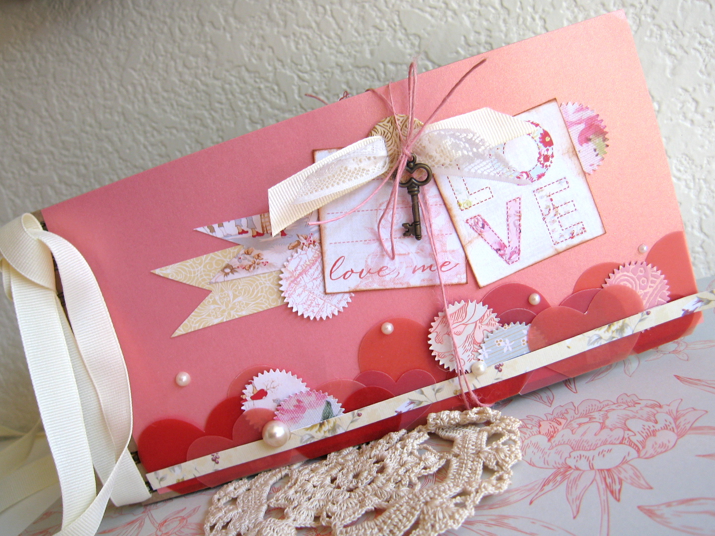the embossed and foil papers with their feminine and delicate ...