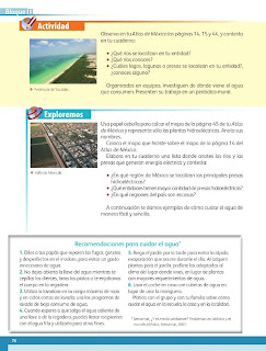 Apoyo Primaria Geografía 4to. Grado Bloque III Lección 4 Las riquezas de nuestro país